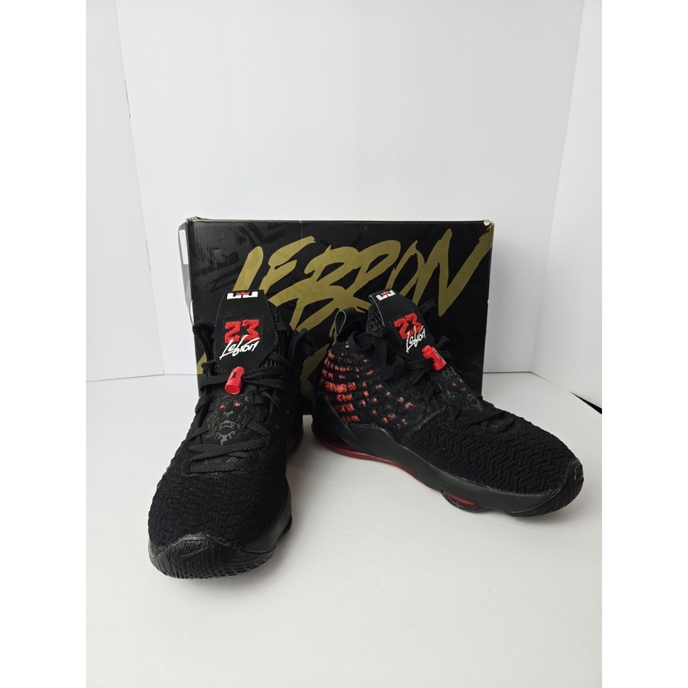 Nike Lebron XVII GS 6 youth black red
